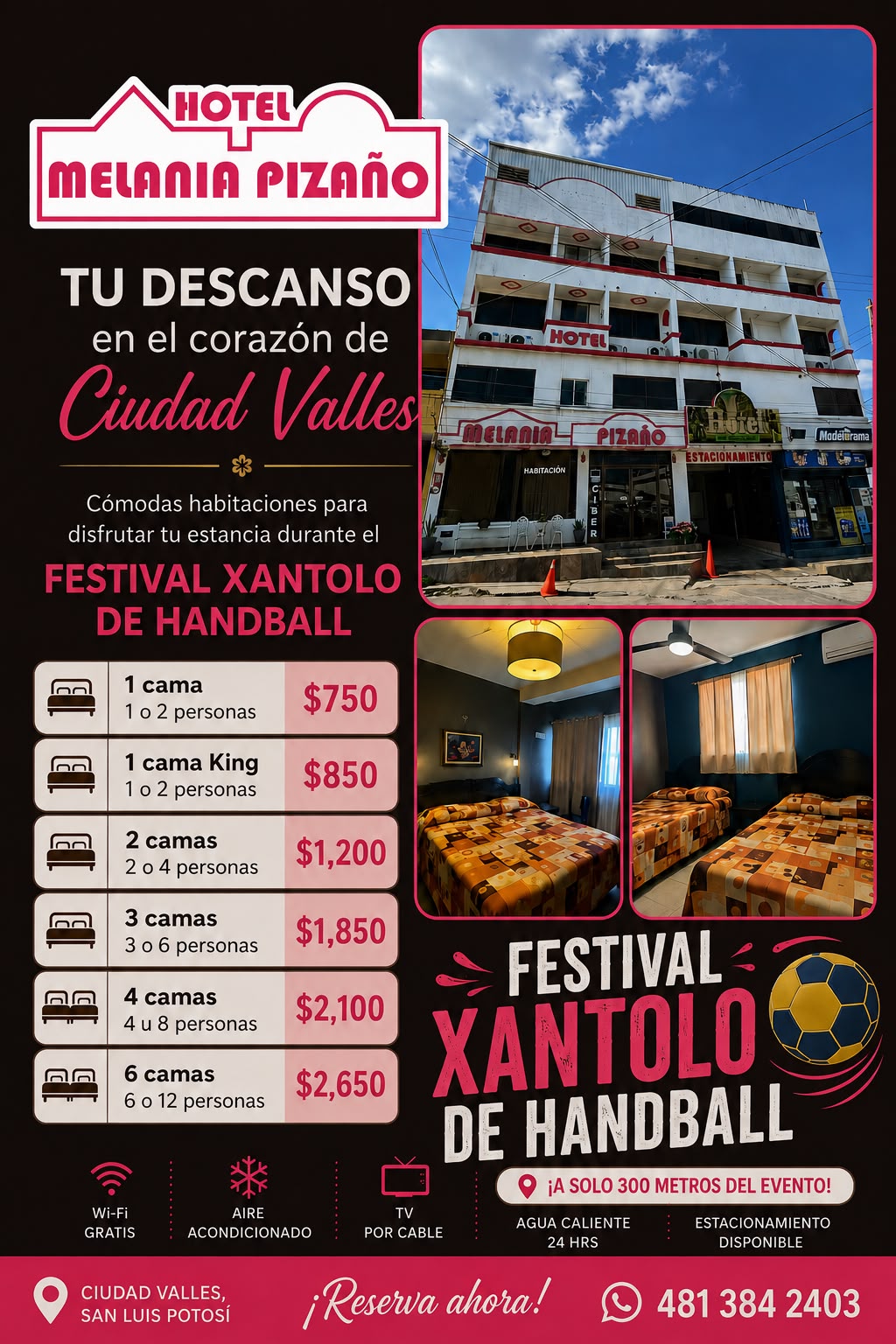 Hotel Melania Pizaño Xantolo 2026 offer